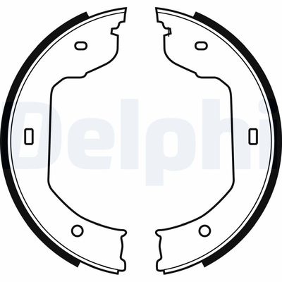Brake Shoe Set DELPHI LS1920
