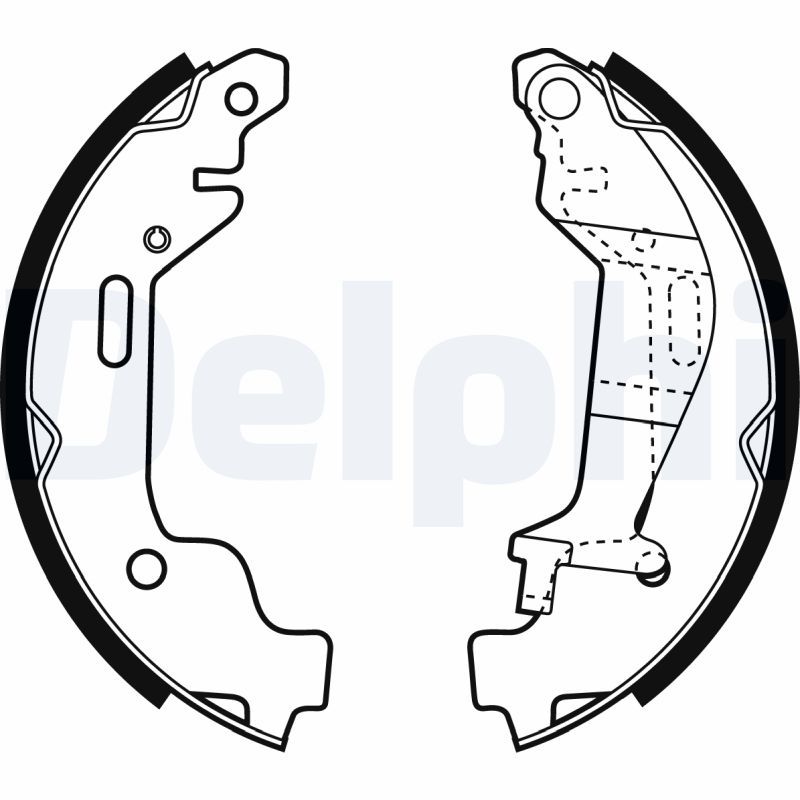 DELPHI LS1927 Brake Shoe Set