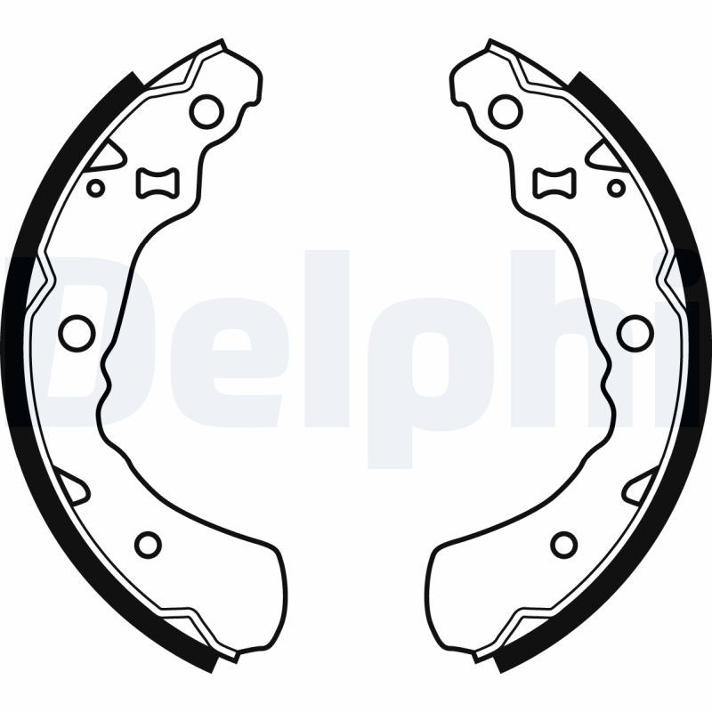 DELPHI LS1936 Brake Shoe Set