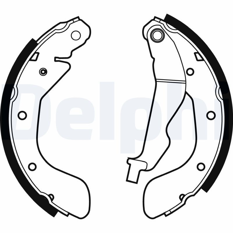 DELPHI LS1969 Brake Shoe Set