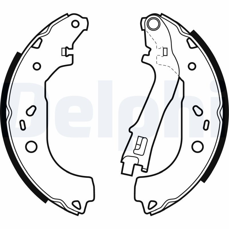 DELPHI LS1979 Brake Shoe Set