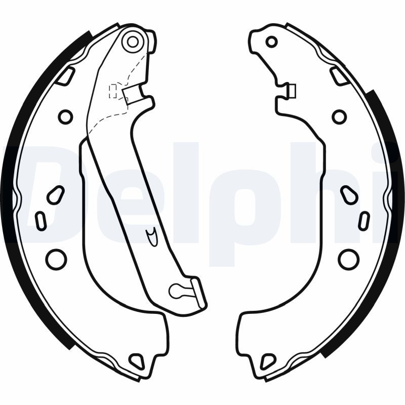 DELPHI LS1983 Brake Shoe Set