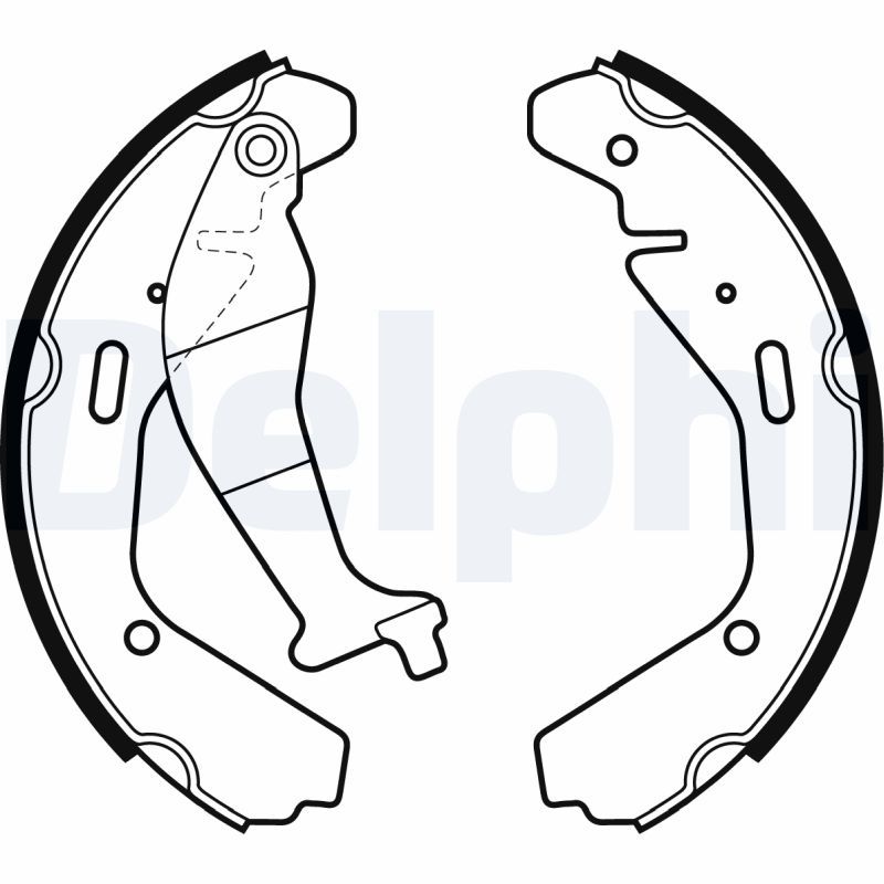 DELPHI LS1990 Brake Shoe Set