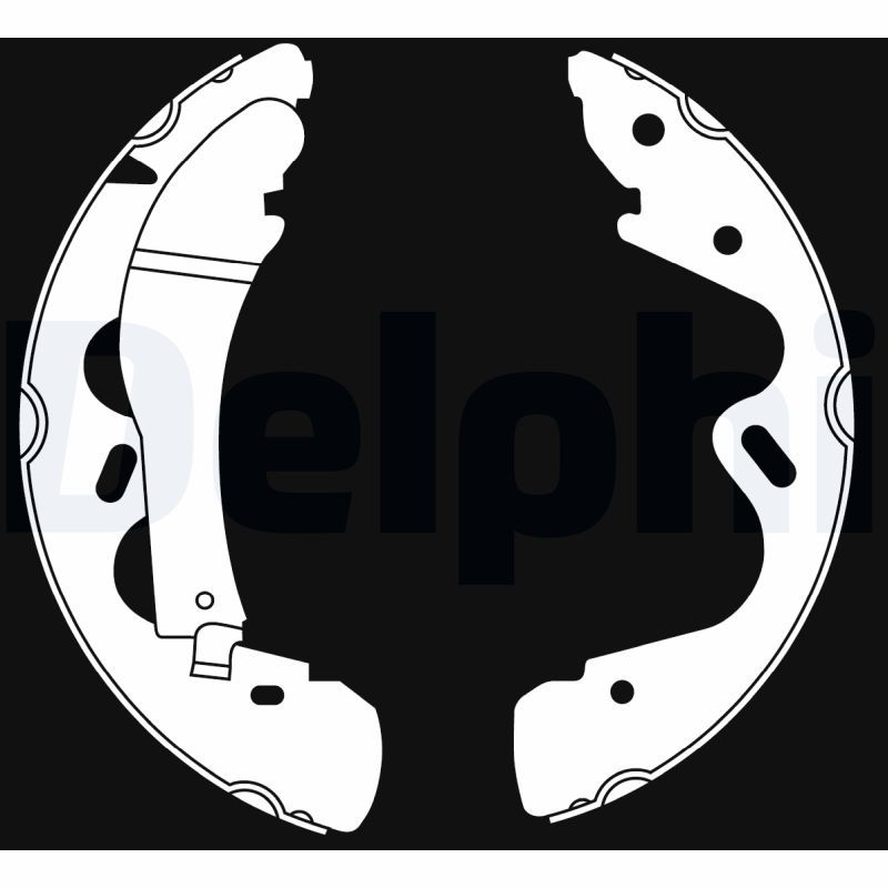 DELPHI LS2019 Brake Shoe Set