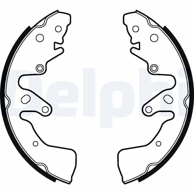 DELPHI LS2024 Brake Shoe Set