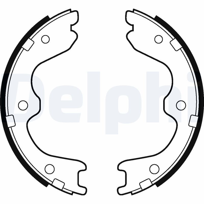DELPHI LS2029 Brake Shoe Set