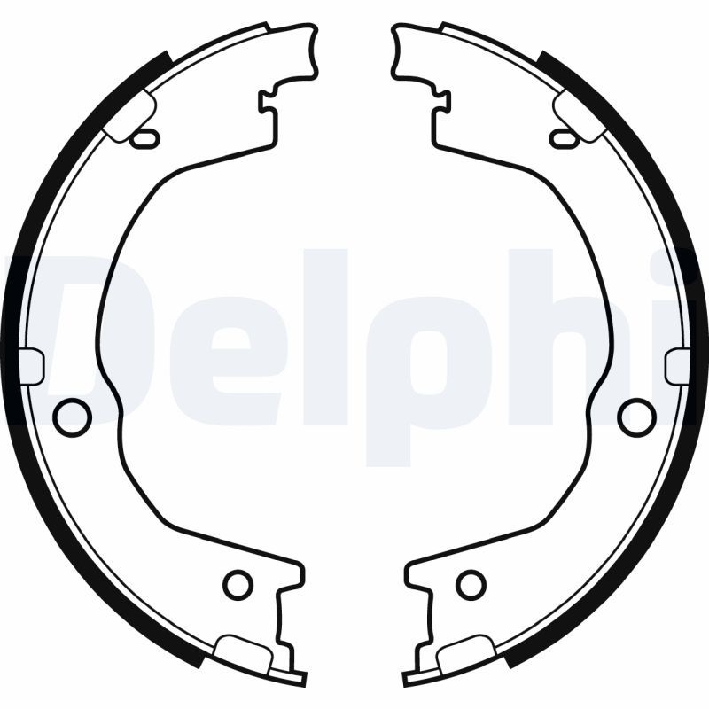 DELPHI LS2035 Brake Shoe Set