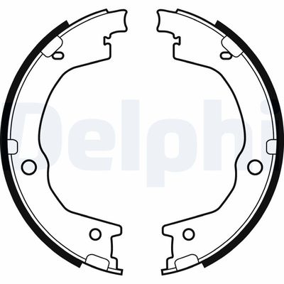Brake Shoe Set DELPHI LS2035