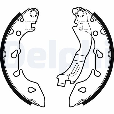 Brake Shoe Set DELPHI LS2047