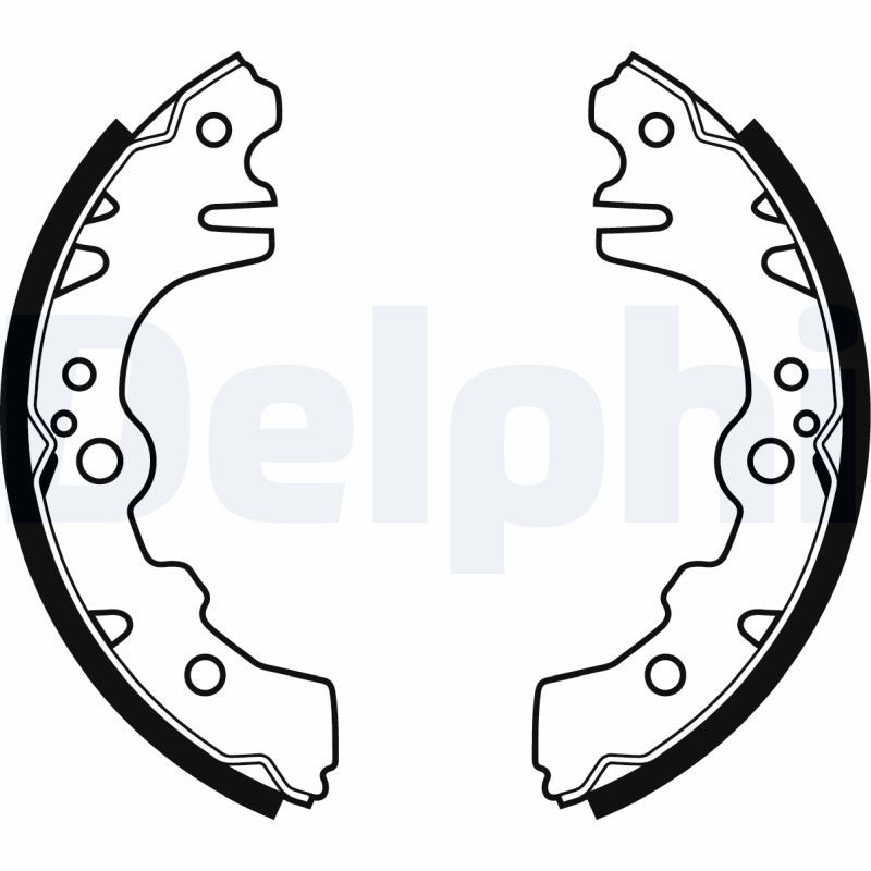 DELPHI LS2052 Brake Shoe Set