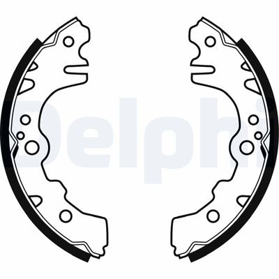 Brake Shoe Set DELPHI LS2052