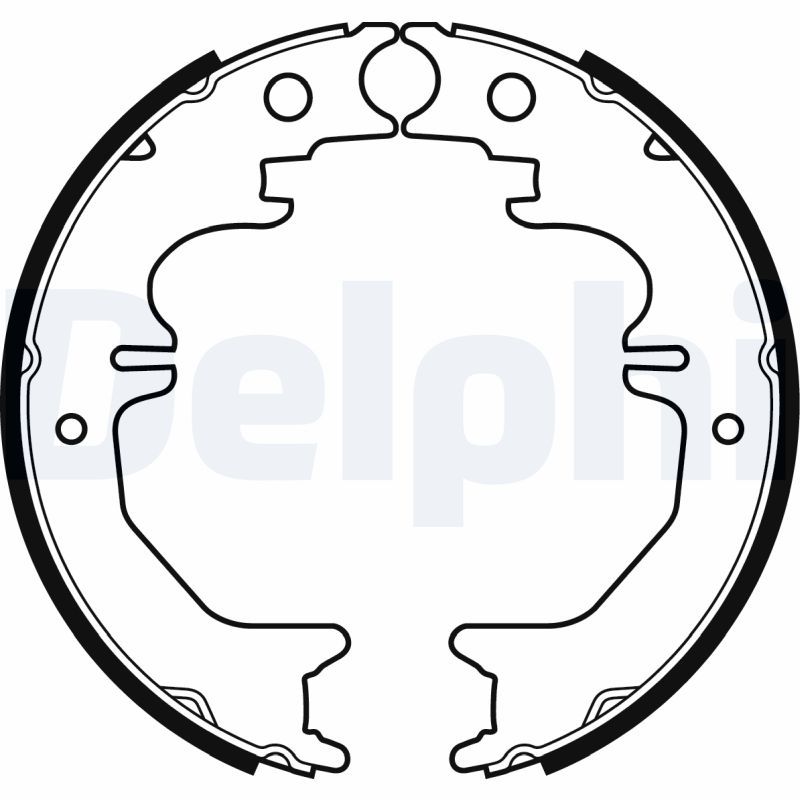 DELPHI LS2053 Brake Shoe Set