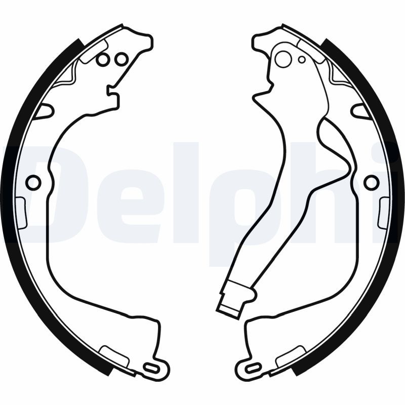 DELPHI LS2056 Brake Shoe Set