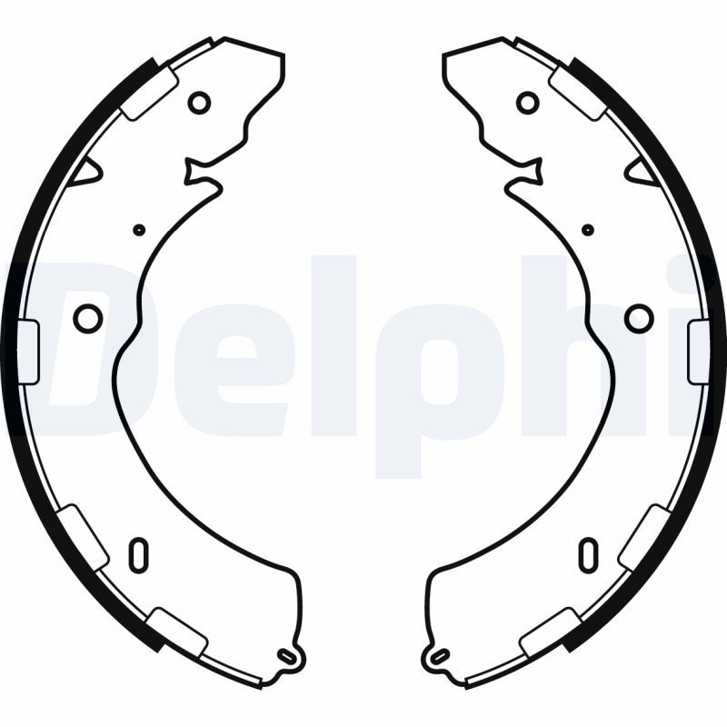 DELPHI LS2064 Brake Shoe Set
