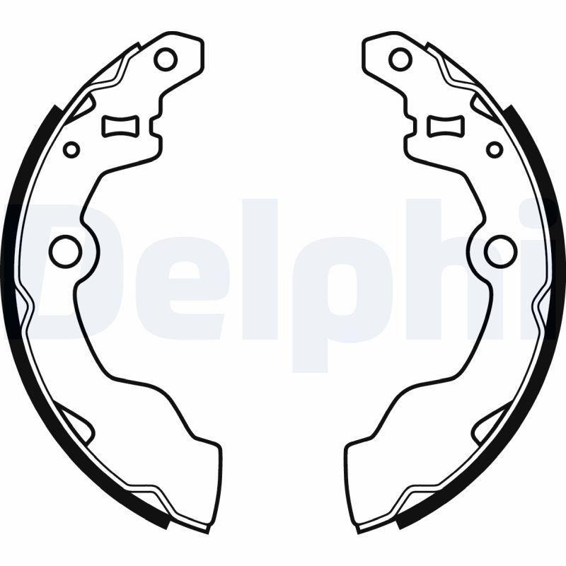 DELPHI LS2069 Brake Shoe Set