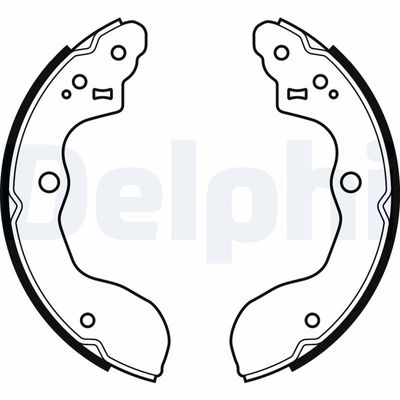 Brake Shoe Set DELPHI LS2071