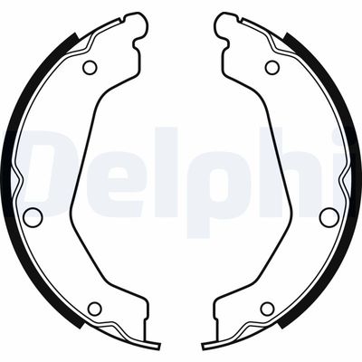 Brake Shoe Set, parking brake DELPHI LS2085