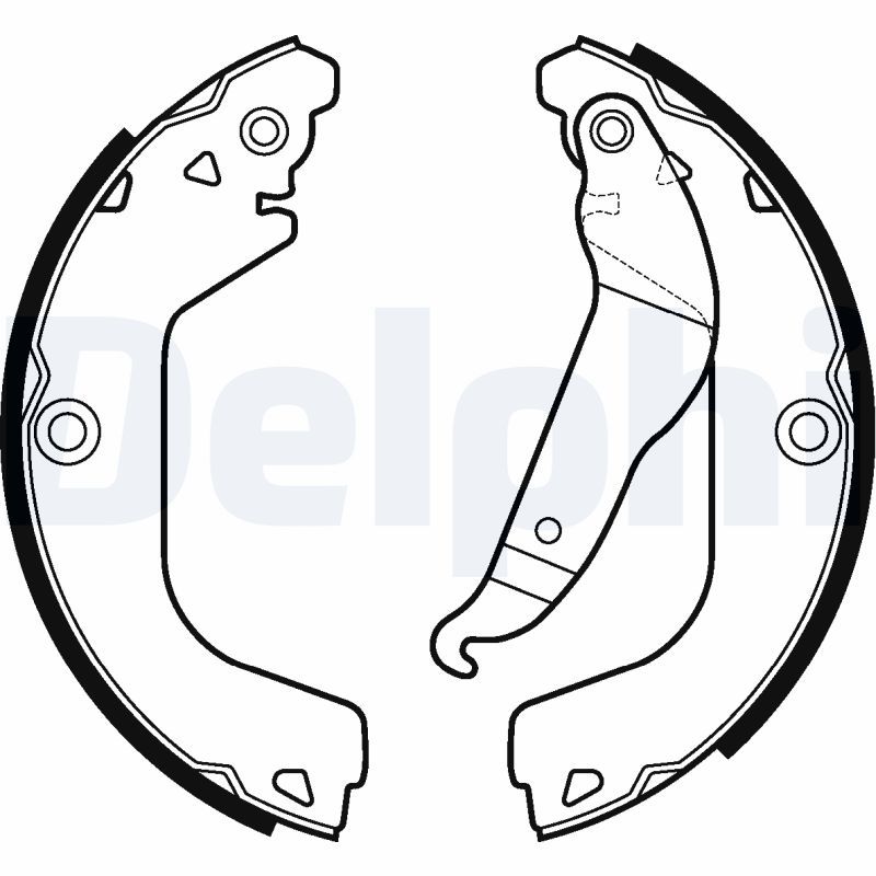 DELPHI LS2123 Brake Shoe Set