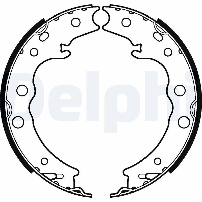 DELPHI LS2125 Brake Shoe Set