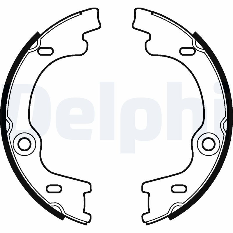 DELPHI LS2129 Brake Shoe Set