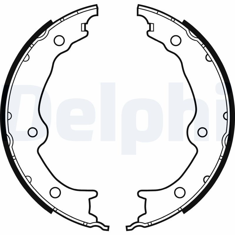 DELPHI LS2130 Brake Shoe Set