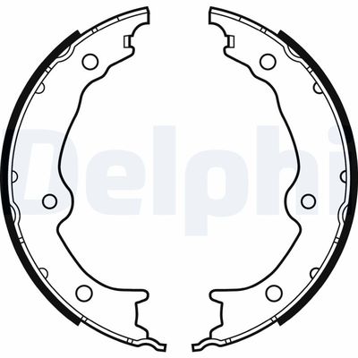 Brake Shoe Set DELPHI LS2130