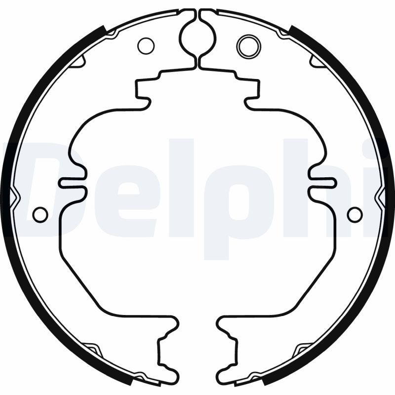 DELPHI LS2132 Brake Shoe Set