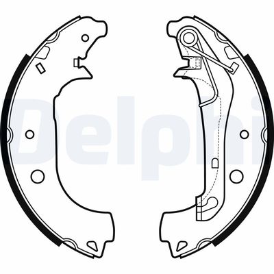 Brake Shoe Set DELPHI LS2157