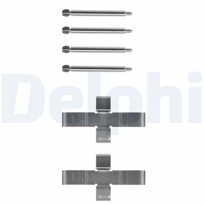 Accessory Kit, disc brake pad DELPHI LX0047