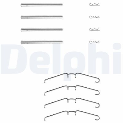 Accessory Kit, disc brake pad DELPHI LX0157