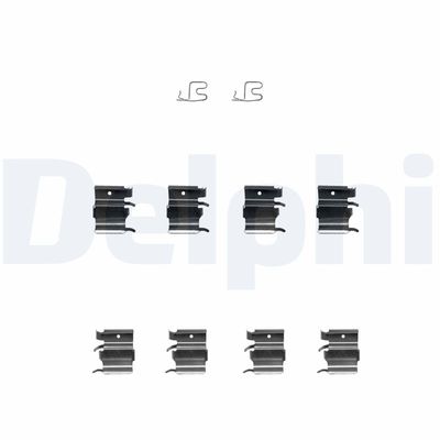 Accessory Kit, disc brake pad DELPHI LX0366