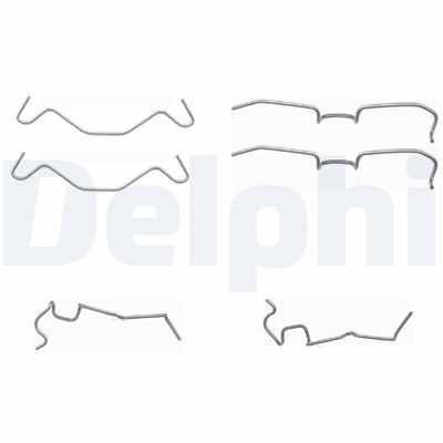 Accessory Kit, disc brake pad DELPHI LX0402