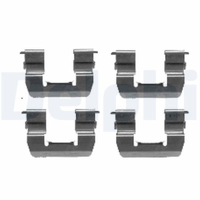 Accessory Kit, disc brake pad DELPHI LX0412