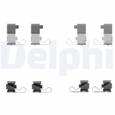 Accessory Kit, disc brake pad DELPHI LX0434