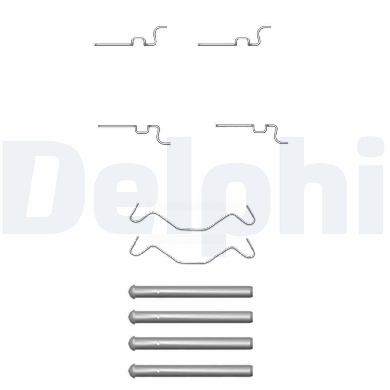 DELPHI LX0435 Accessory Kit, disc brake pad