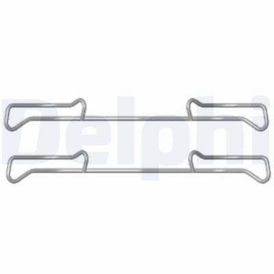 Accessory Kit, disc brake pad DELPHI LX0436