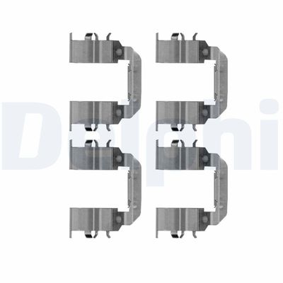 Accessory Kit, disc brake pad DELPHI LX0510