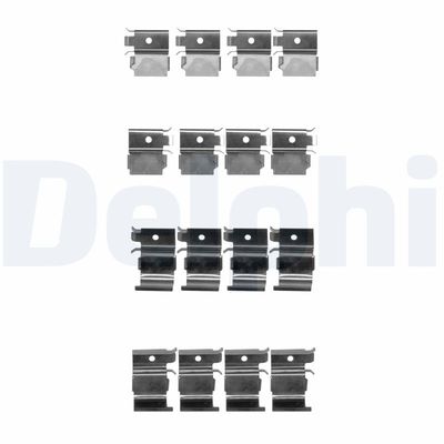Accessory Kit, disc brake pad DELPHI LX0526