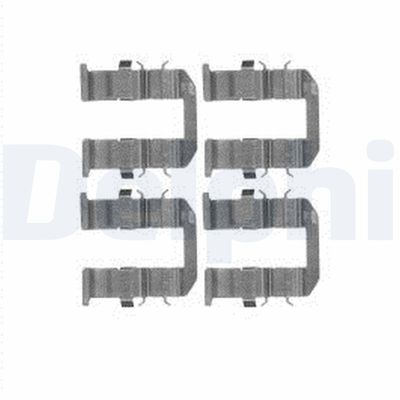 Accessory Kit, disc brake pad DELPHI LX0602