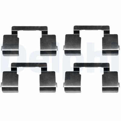 Accessory Kit, disc brake pad DELPHI LX0612