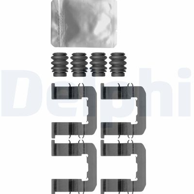Accessory Kit, disc brake pad DELPHI LX0623