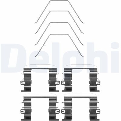 Accessory Kit, disc brake pad DELPHI LX0669