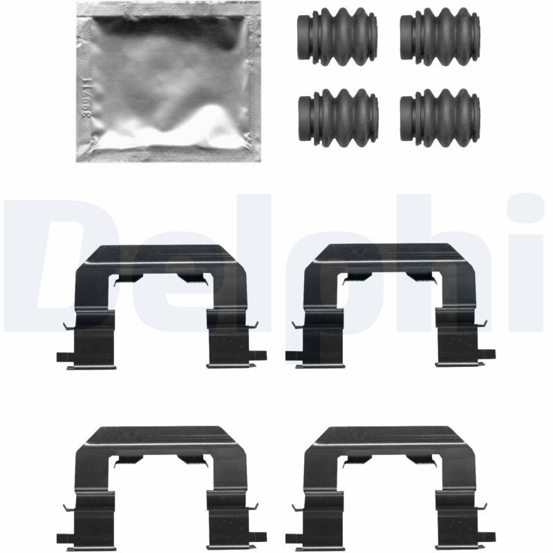 DELPHI LX0671 Accessory Kit, disc brake pad