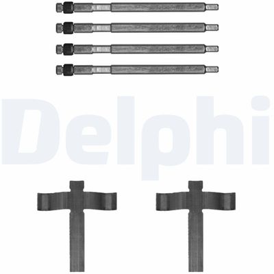 Accessory Kit, disc brake pad DELPHI LX0707