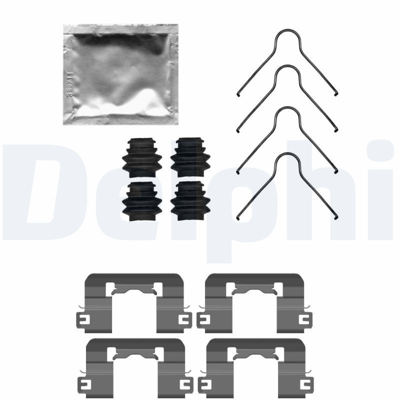 DELPHI LX0741 Accessory Kit, disc brake pad