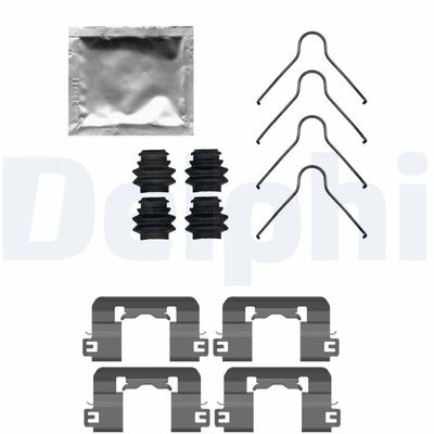 Accessory Kit, disc brake pad DELPHI LX0741