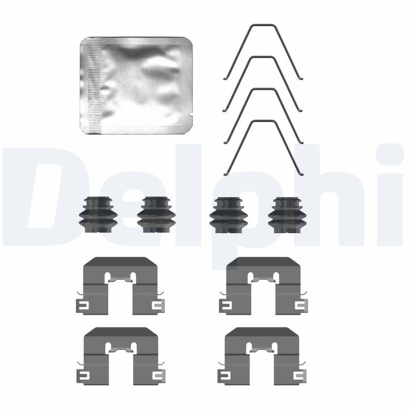 DELPHI LX0758 Accessory Kit, disc brake pad