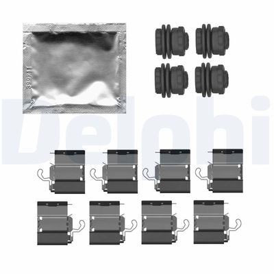 Accessory Kit, disc brake pad DELPHI LX0787