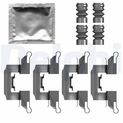 Accessory Kit, disc brake pad DELPHI LX0791