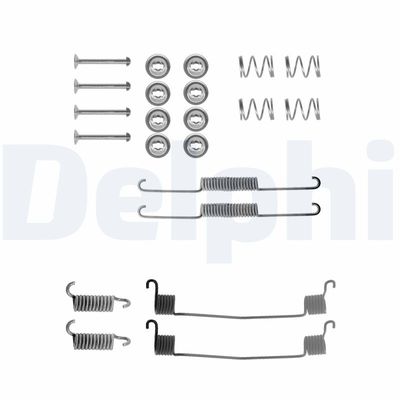 Accessory Kit, brake shoes DELPHI LY1023